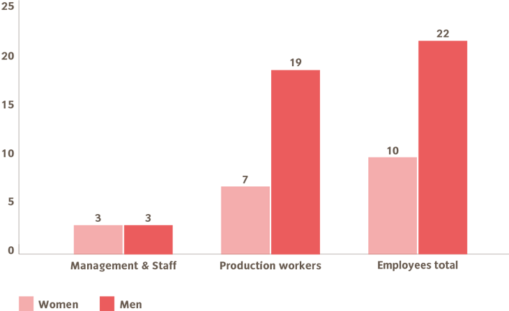 Gender dispersion in Turkey