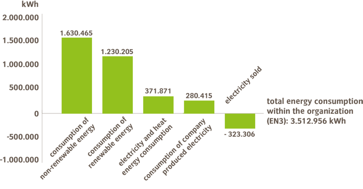 Total energy consumption