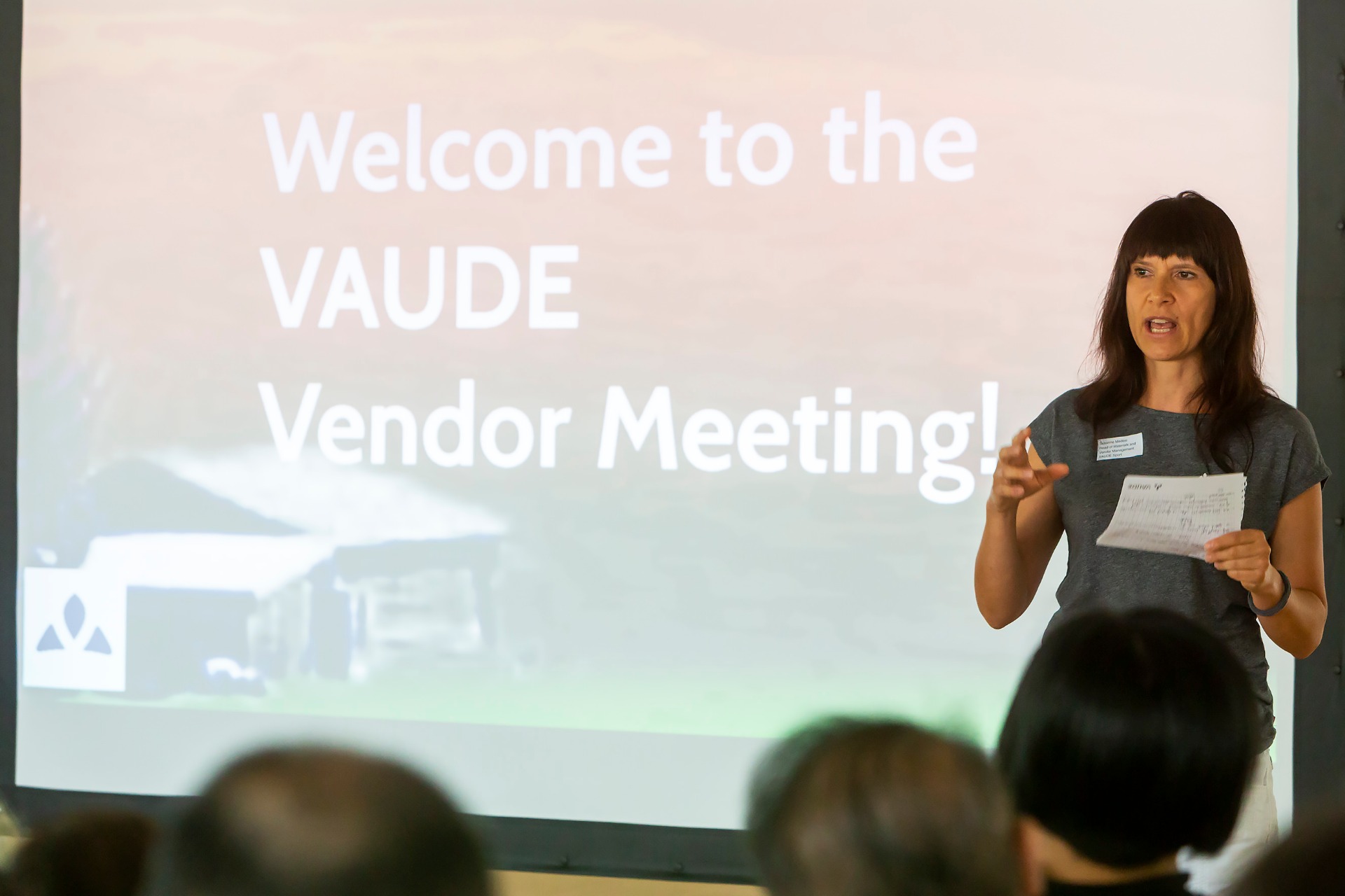 Welcome to the VAUDE Vendor Meeting