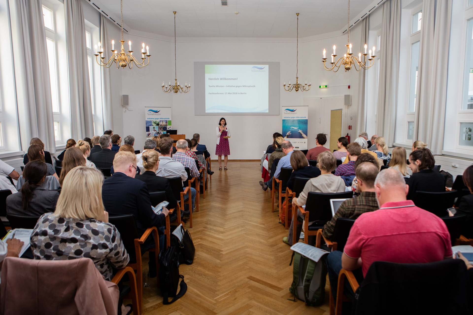 Eröffnung der TextileMission-Fachkonferenz in Berlin, Mai 2018 