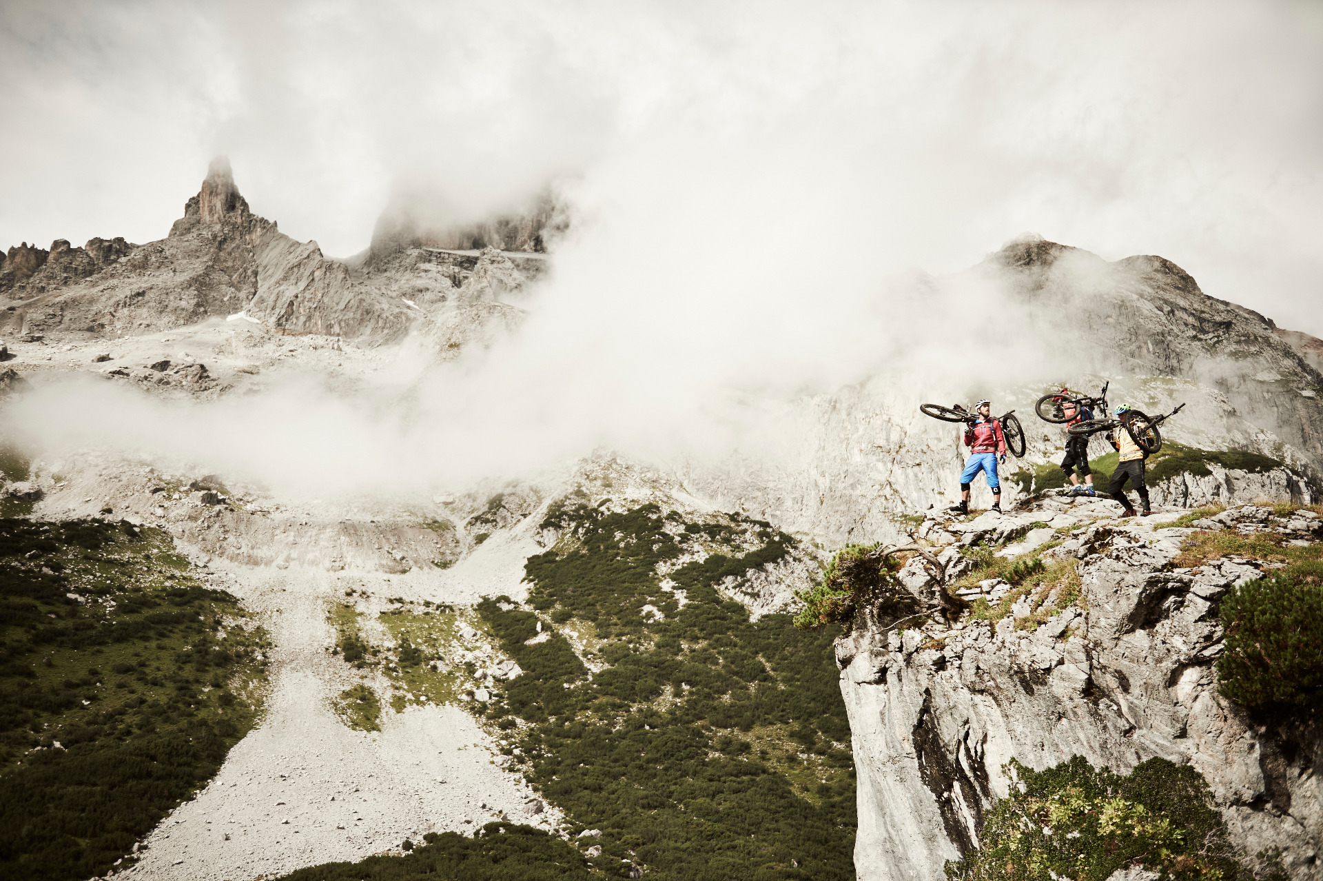 VAUDE Marketing employees love mountain biking