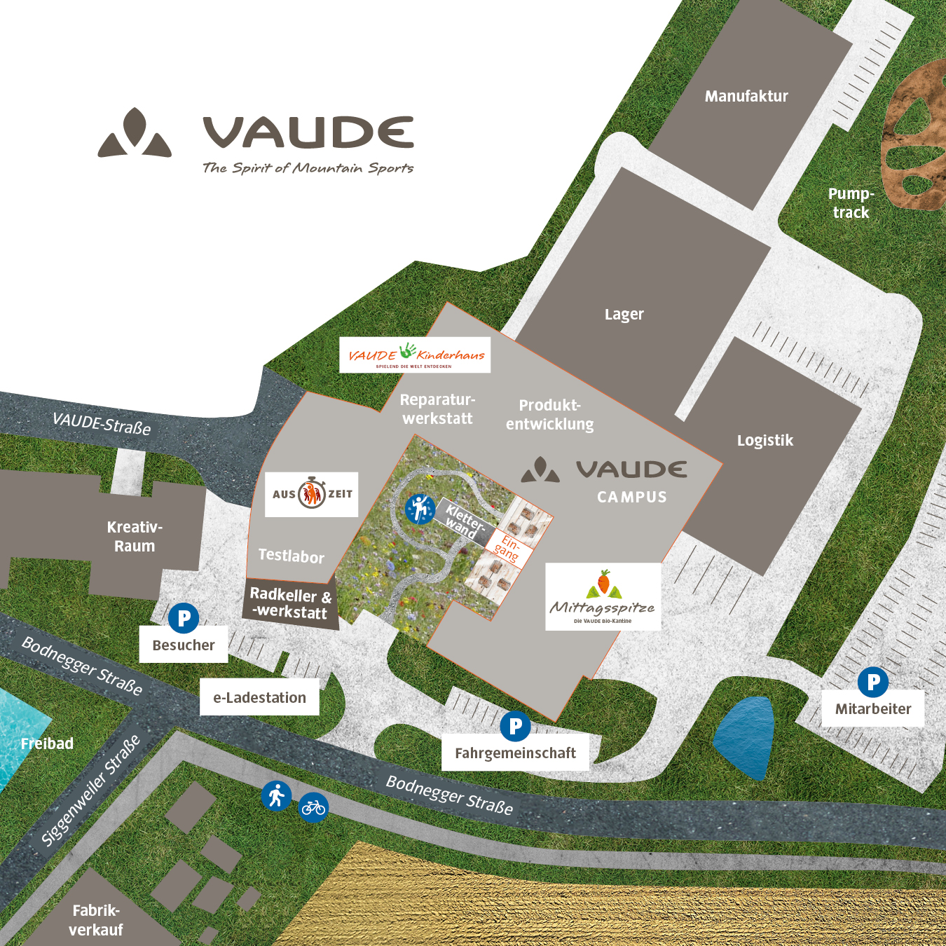 VAUDE Map