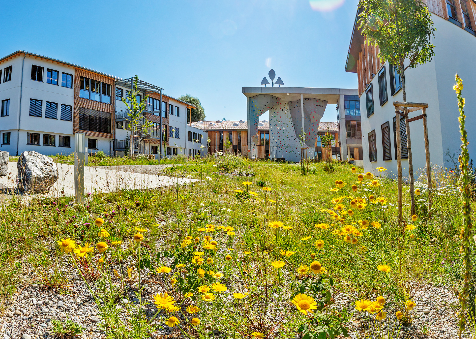 The VAUDE company premises are located in sunny southern Germany near Lake Constance.