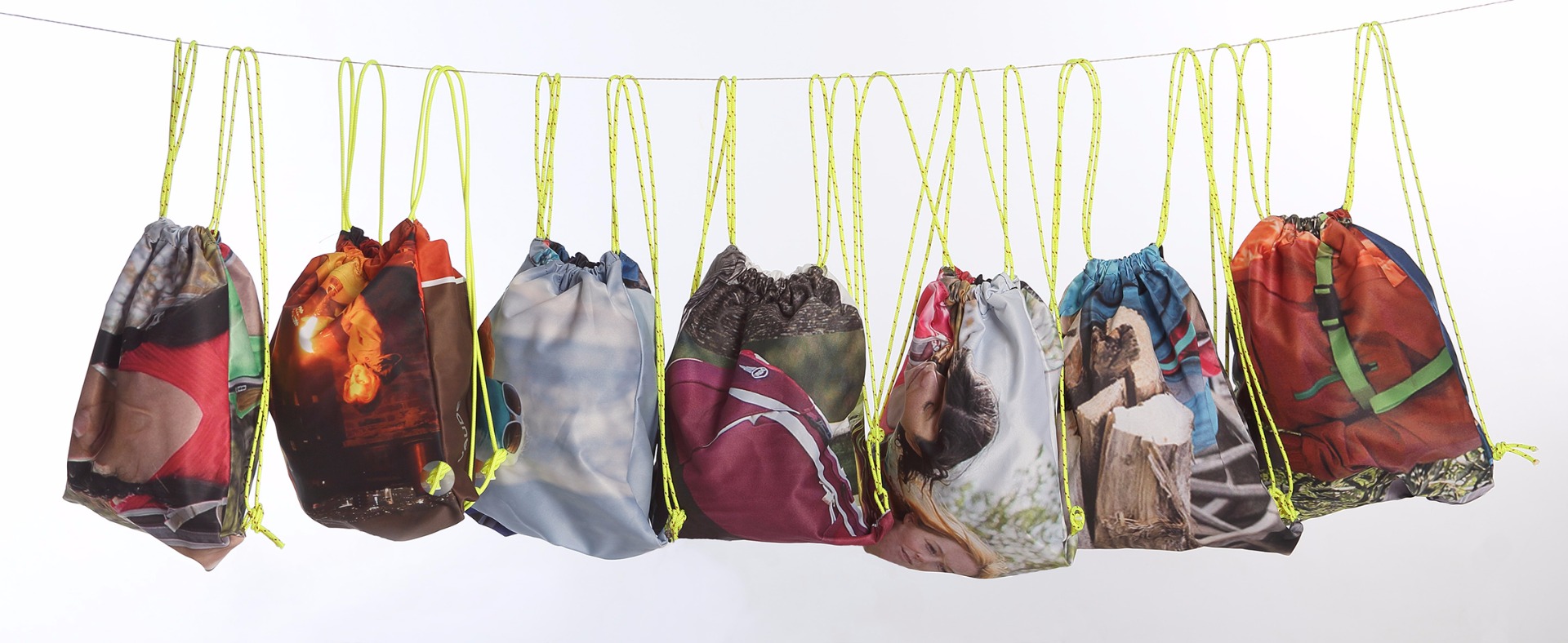 Upcycling-Turnbeutel in unseren VAUDE Stores