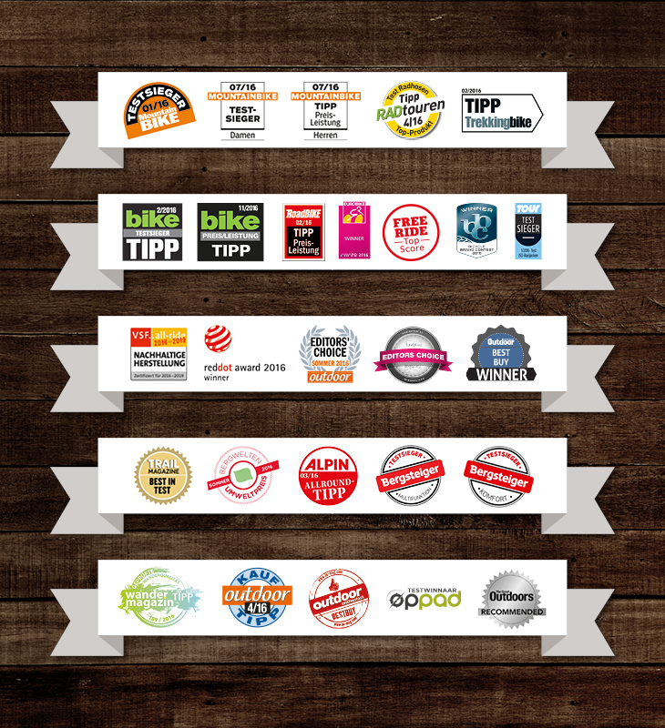 A total of 42 product awards in 2016