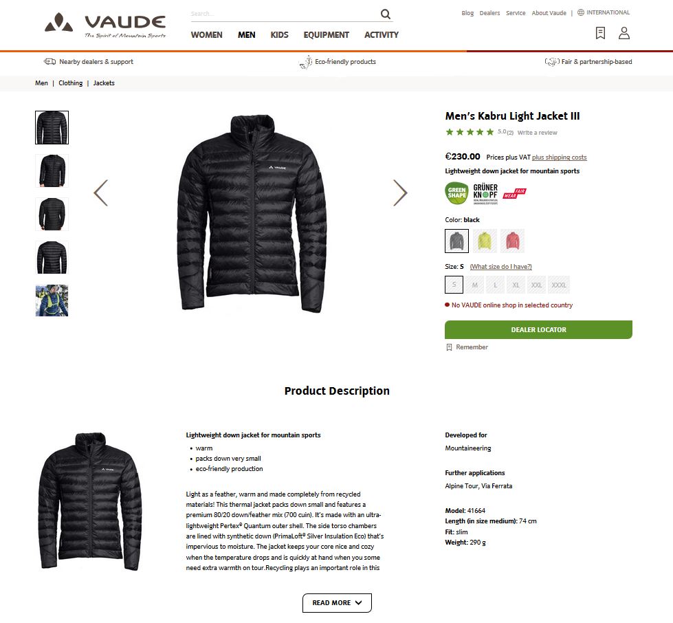 Article detail site