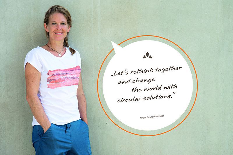 Managing Director Antje von Dewitz is proud of the change in thinking at VAUDE 