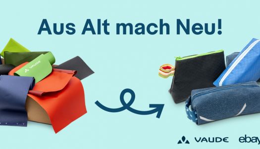 VAUDE und eBay starten Upcycling Store