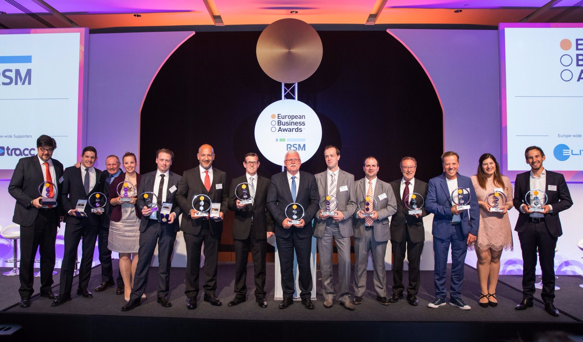 European Business Award - Gruppenbild Preisträger 